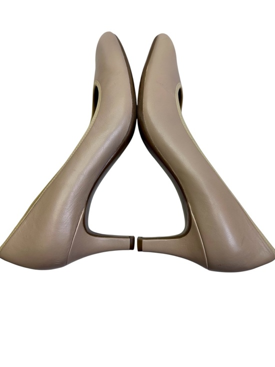 Naturalizer Everly Pump Taupe Leather Pointed-Toe Mid-Heel Size 7.5 - Picture 7 of 11